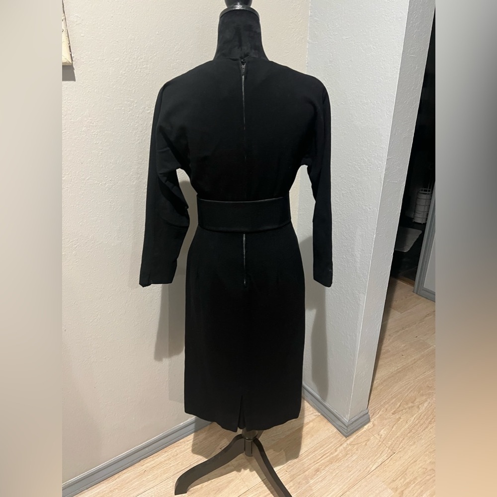 COPY - Vintage 1960’s late 1950’s wool wiggle dress - Picture 4 of 6